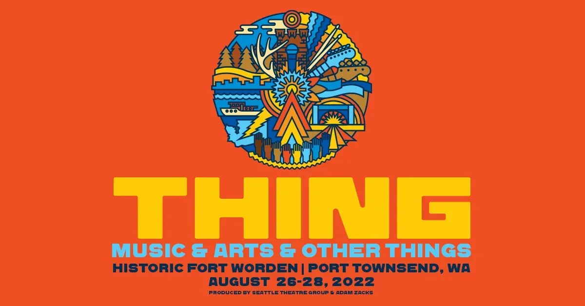 The logo for THING -- orange with bright yellow lettering
