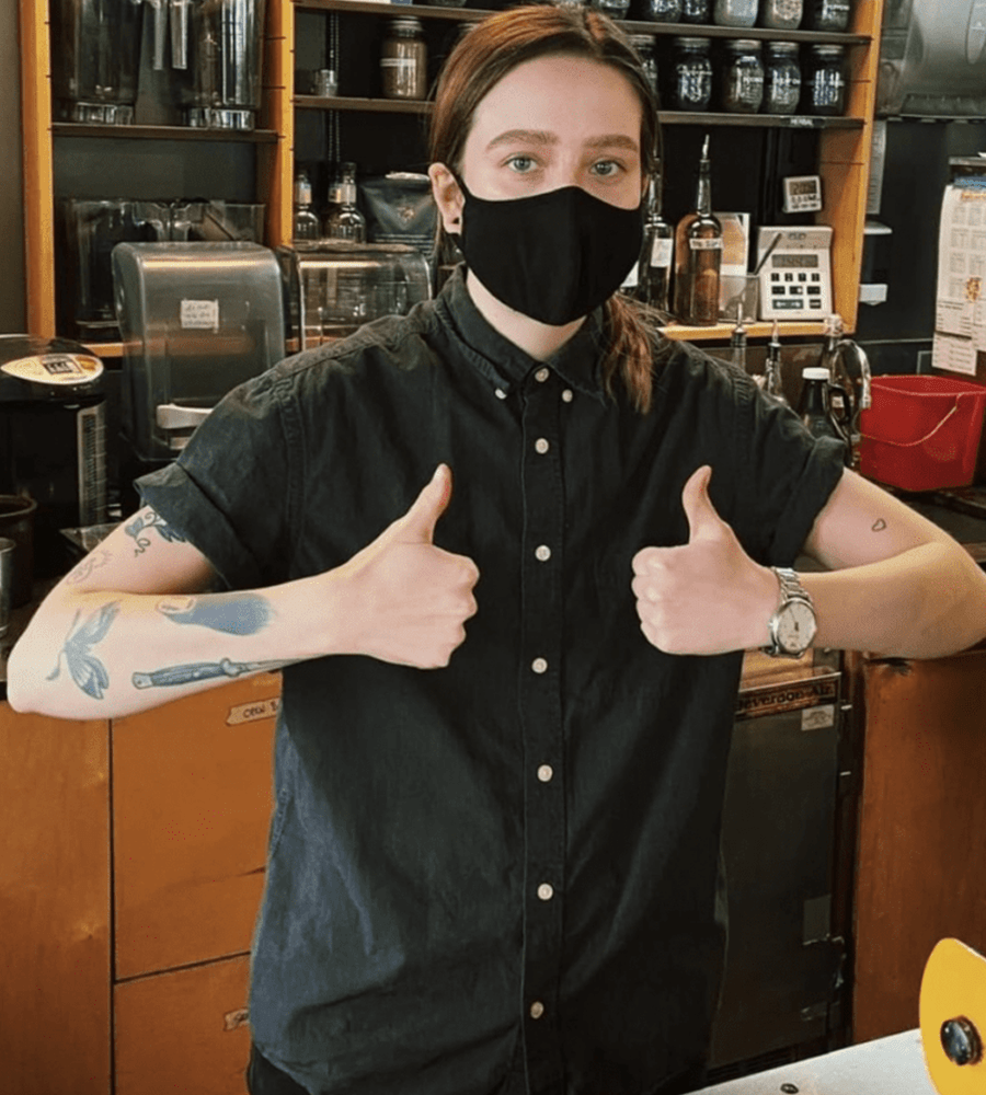 Meet the Barista Monday! This week we’re featuring Elliott (she/they) from Seattle! Elliott has worked at Cloud City for 10 months and she likes playing music, attending shows, watching movies, and going hiking or running.