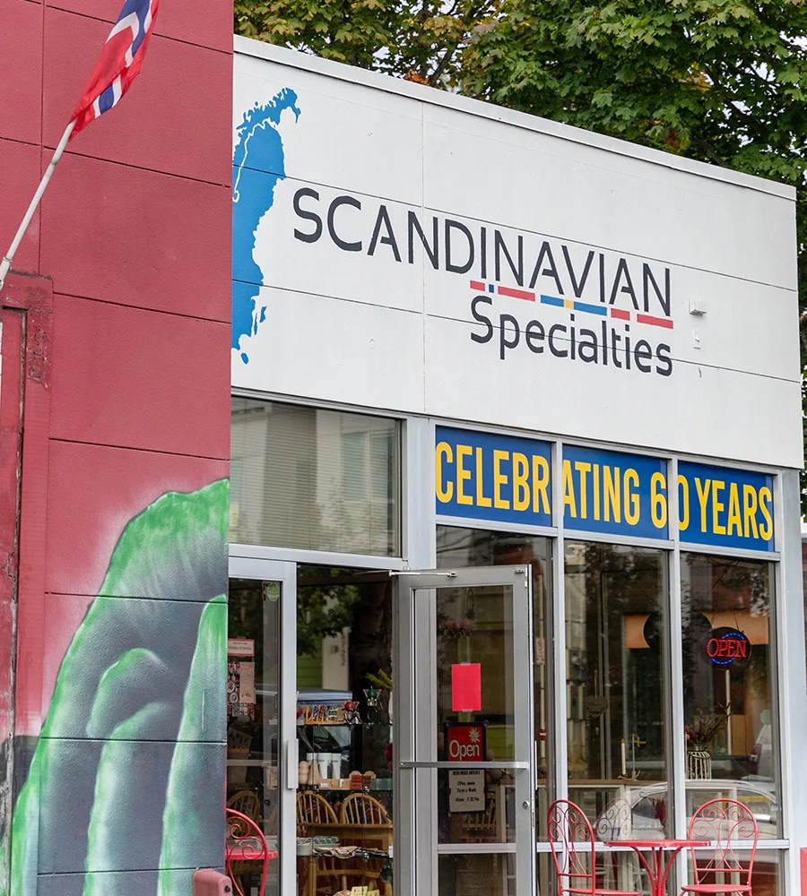 The exterior of Scandinavian Specialties