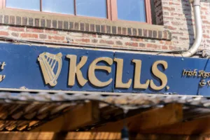 The exterior of Kells bar, one of the most haunted places in Seattle