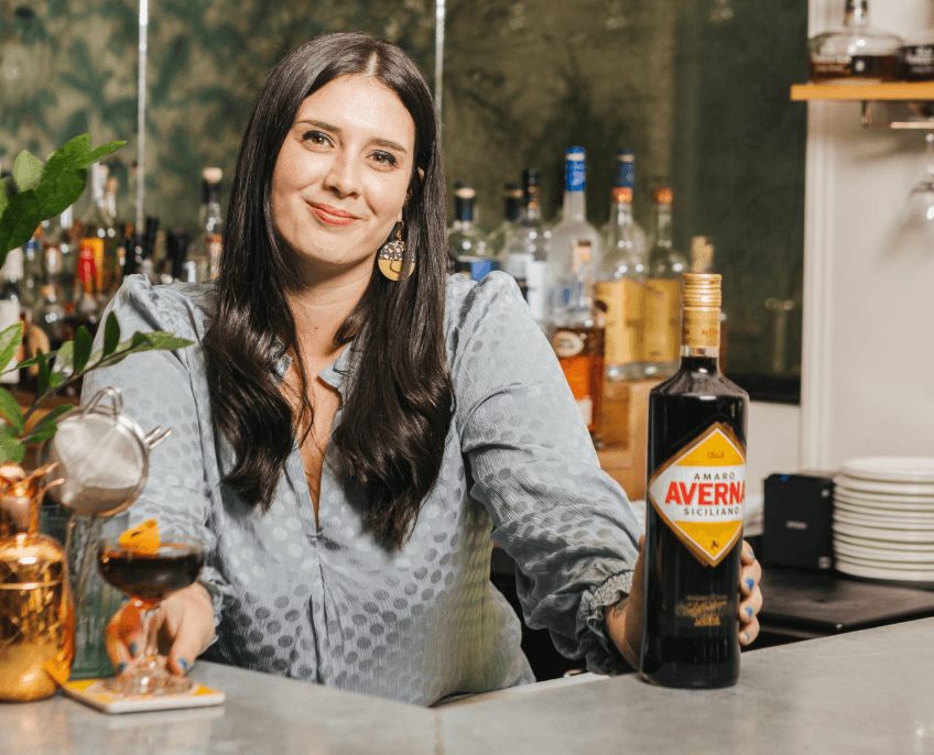 Enjoy a variety of cocktails featuring Averna on Seattle Restaurant Week menus this fall. A Black Manhattan, presented by Olivia Cerio. Photo by Reva Keller