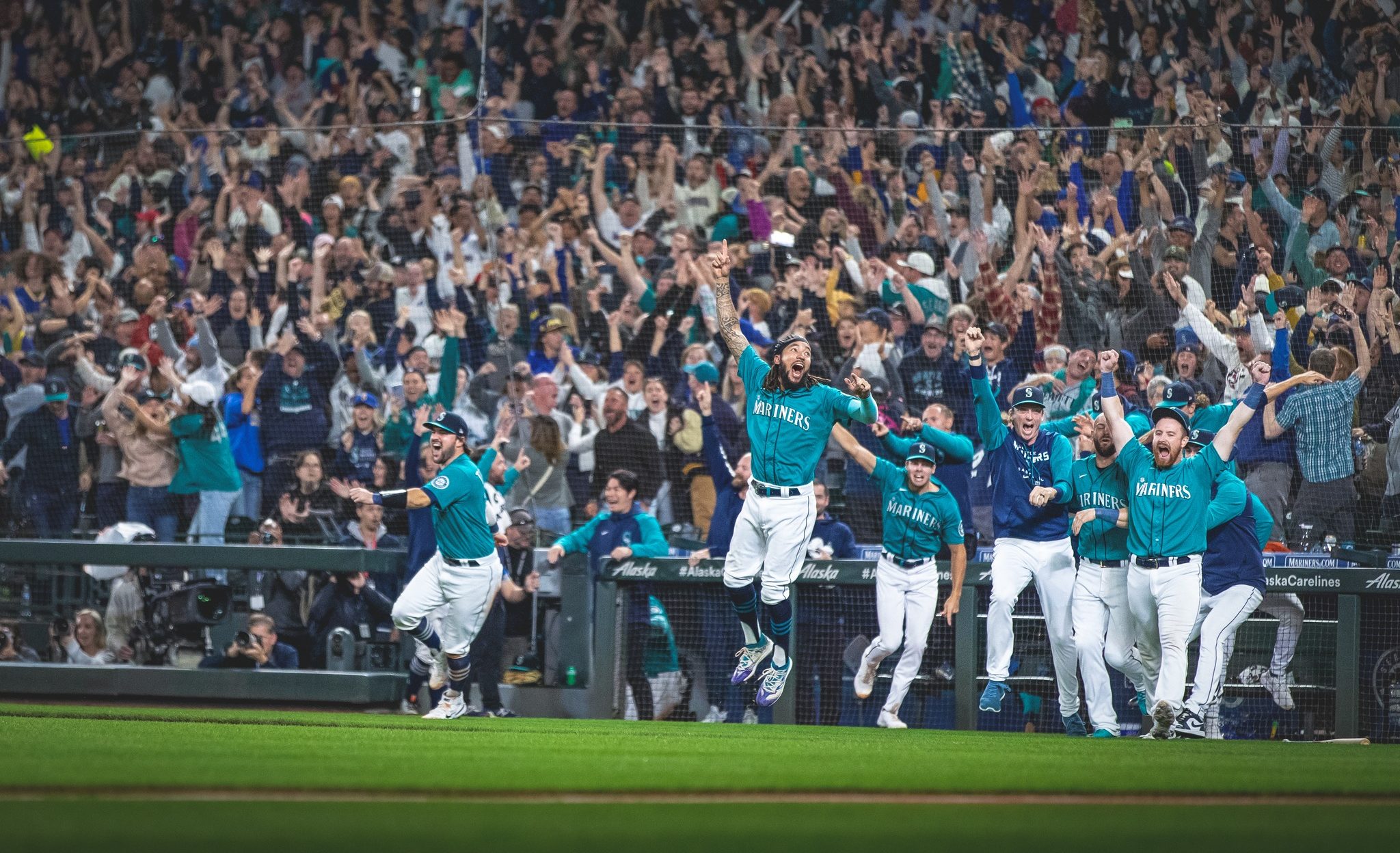 Many good dogs watched the Mariners get a walk-off win over the