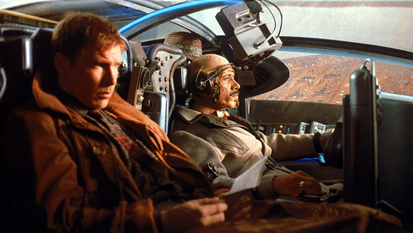 Harrison Ford is featured in a scene from the original Blade Runner