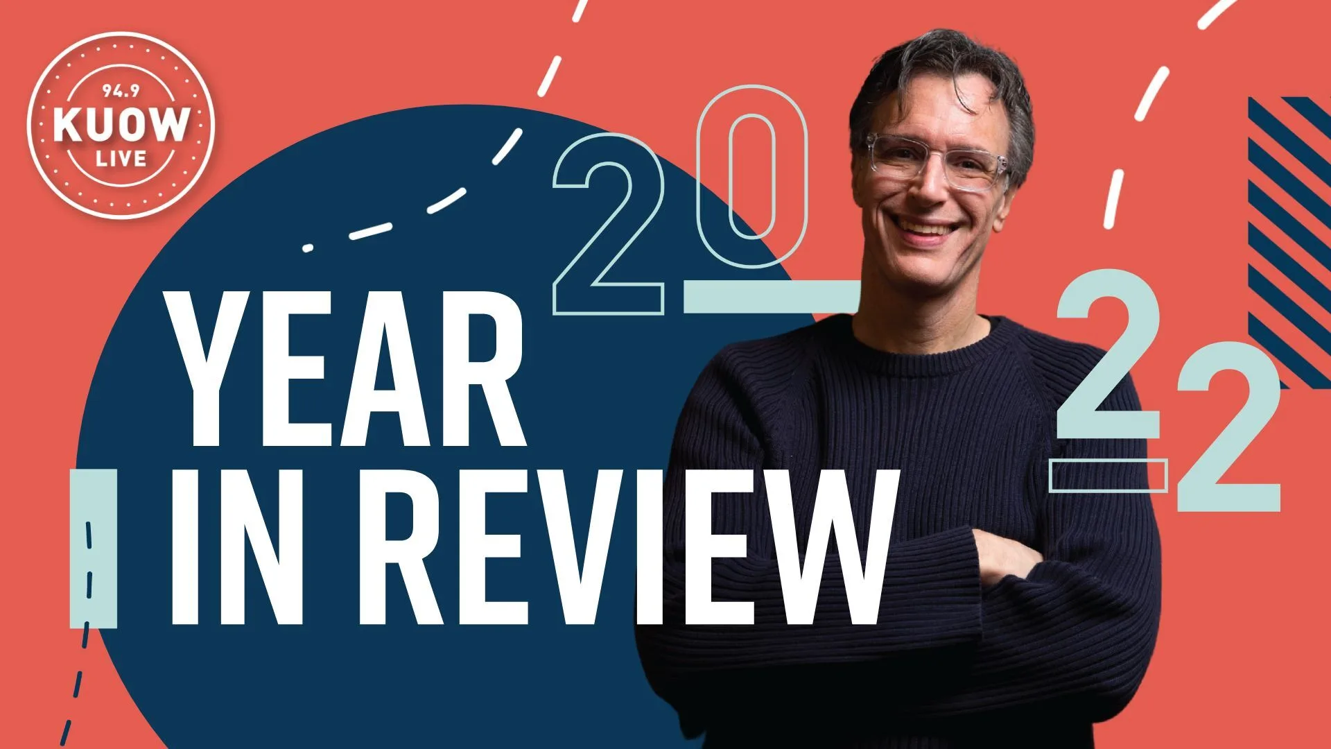 Bill Radke poses for Year in Review poster