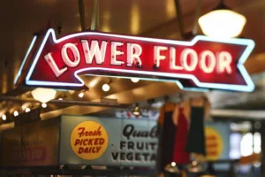 Lower floor of Pike Place Market