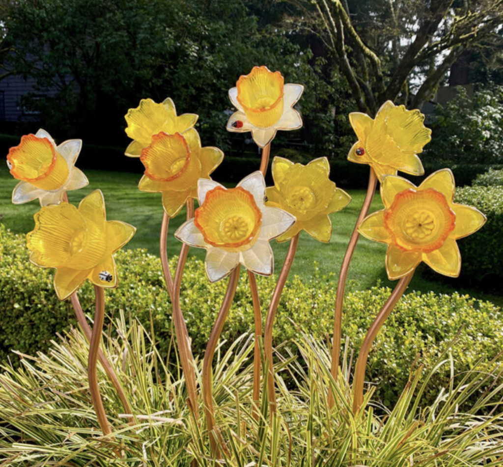 Vintage Glass Gardens Suzanne Quirk Lake Forest Park, WA Vintage Glass