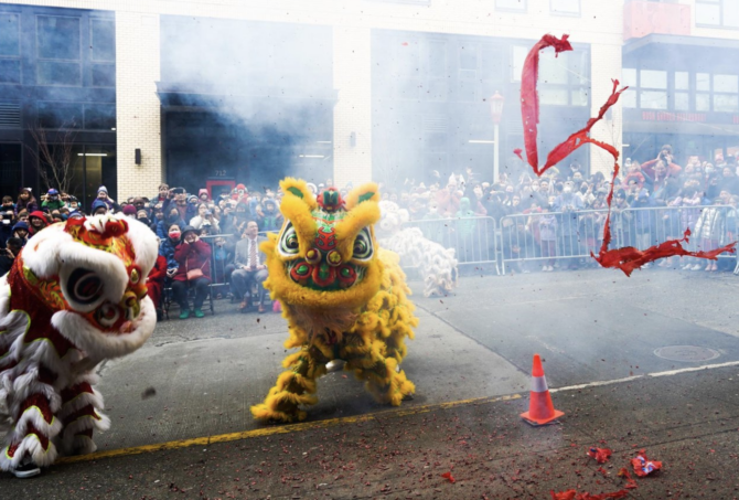 Dragon Dancers celebrate the Lunar New Year at Wing Luke Museum 2024