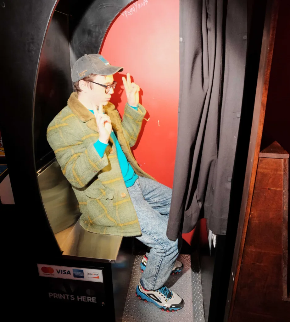 The photo booth at Jupiter Bar in Belltown in Seattle, WA