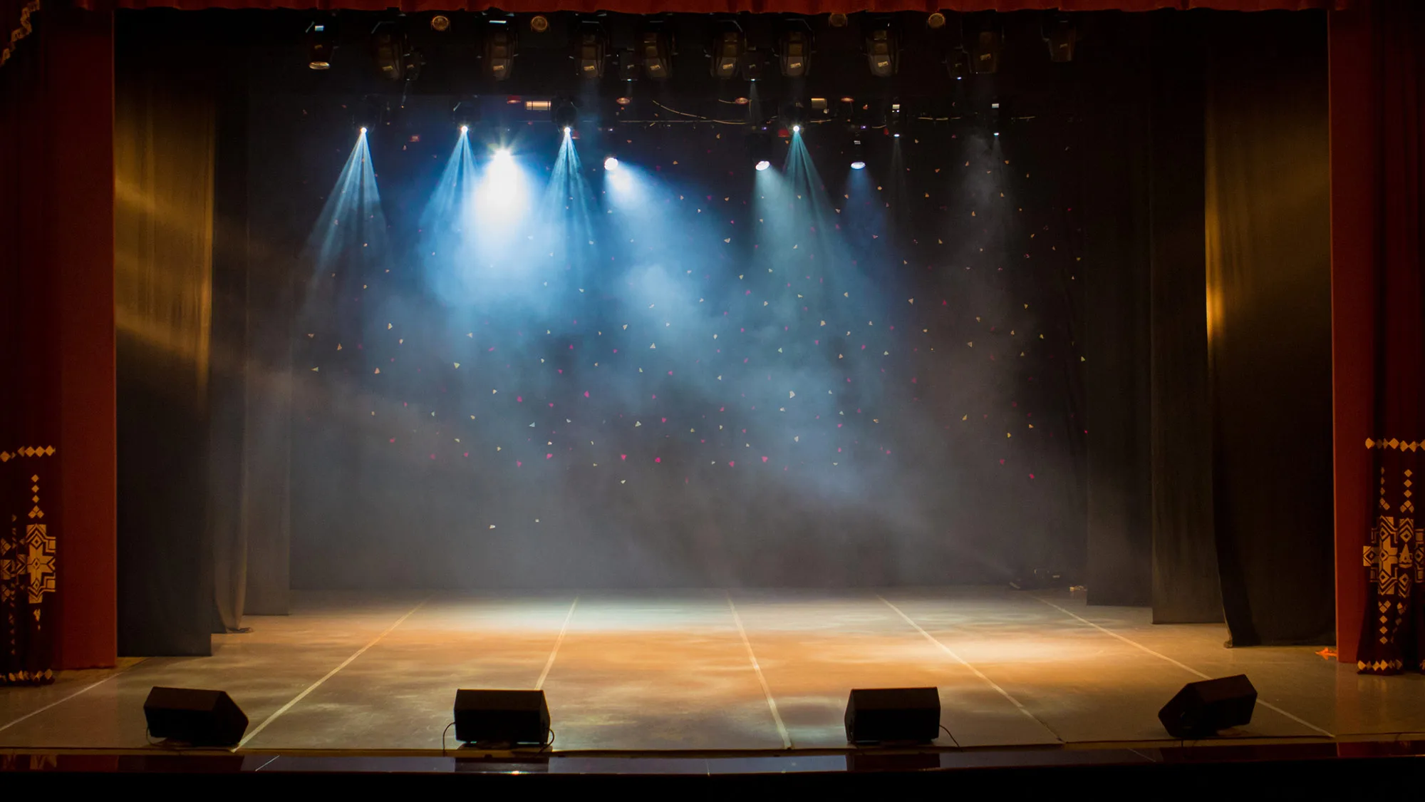 Photo of the empty ACT theatre stage