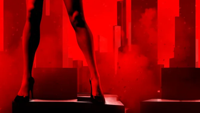 Woman in heels