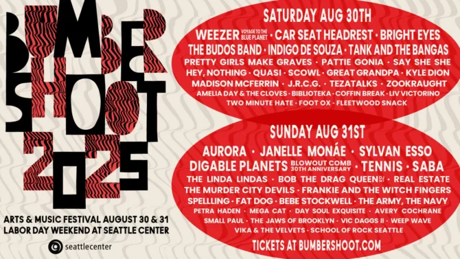 Bumbershoot music lineup