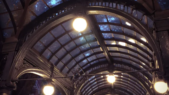 Pioneer Square at night
