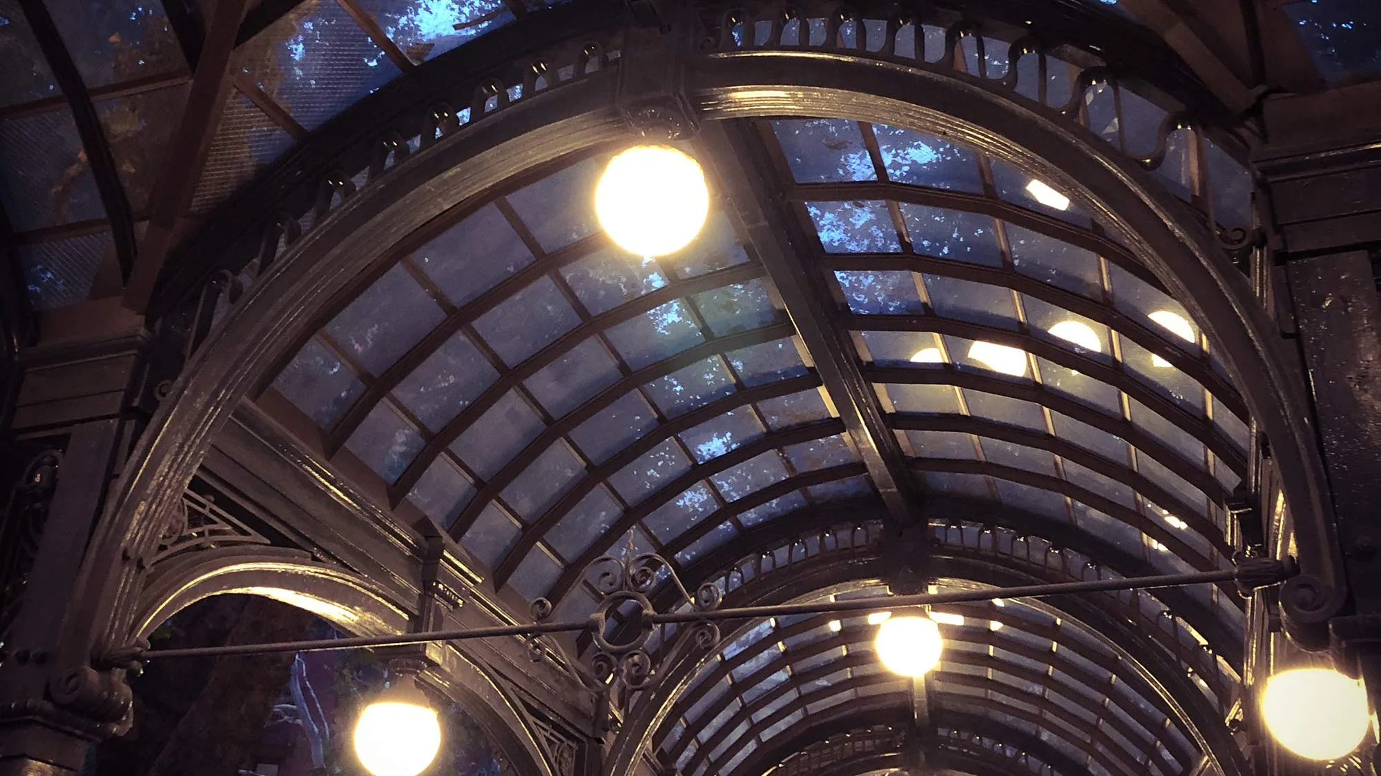 Pioneer Square at night