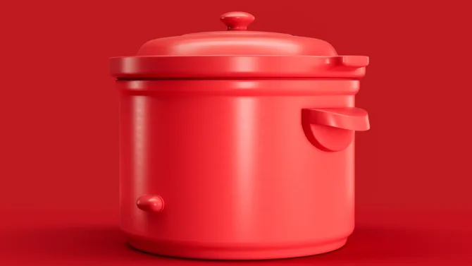 Red rice cooker