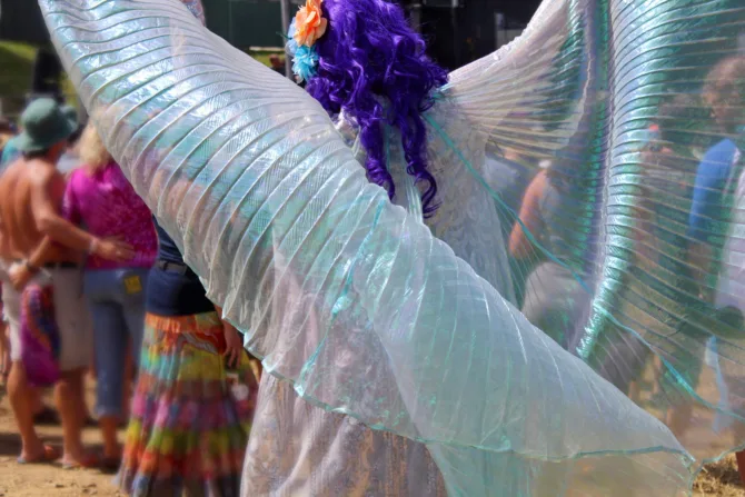 Woman at festival