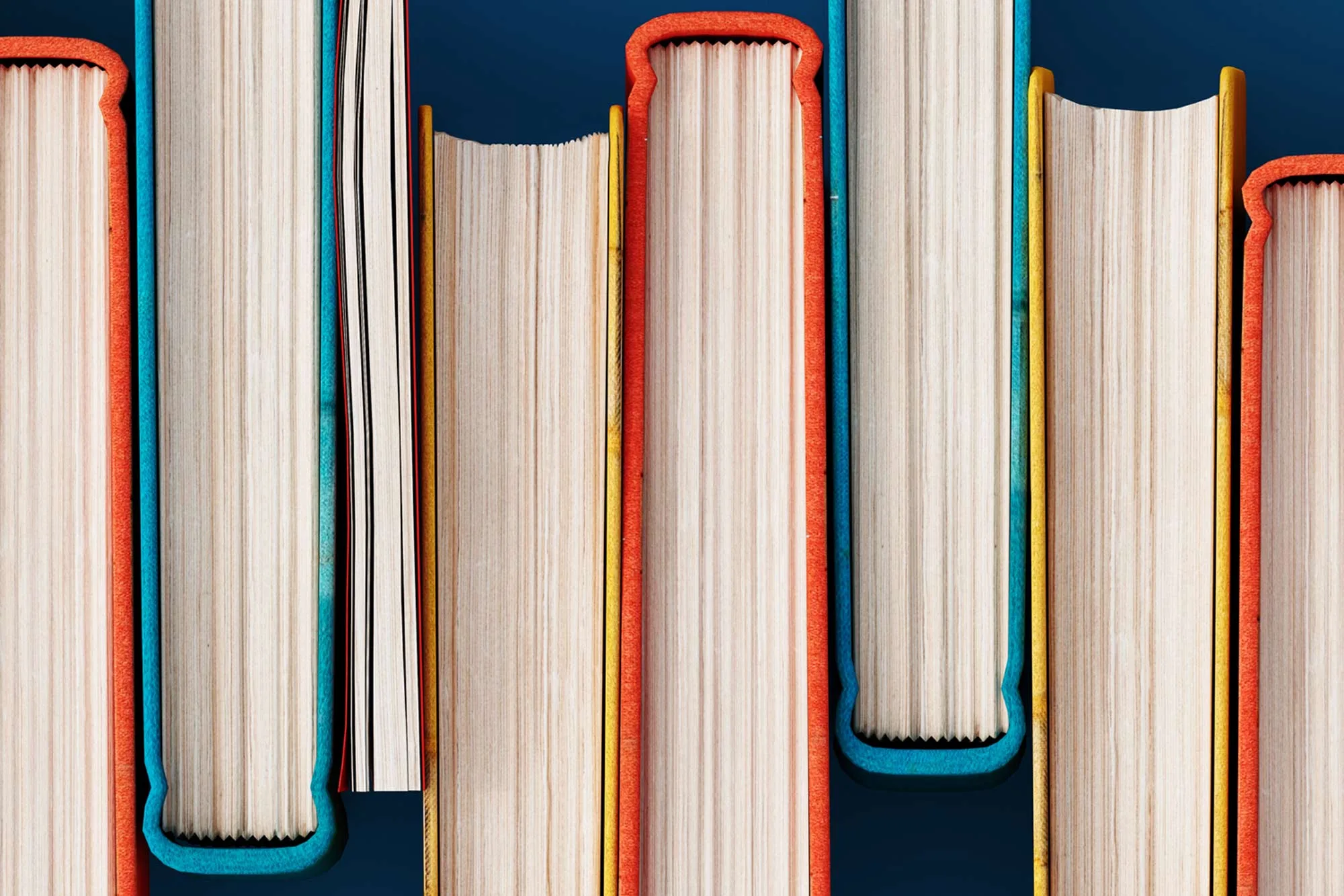 Stacked books