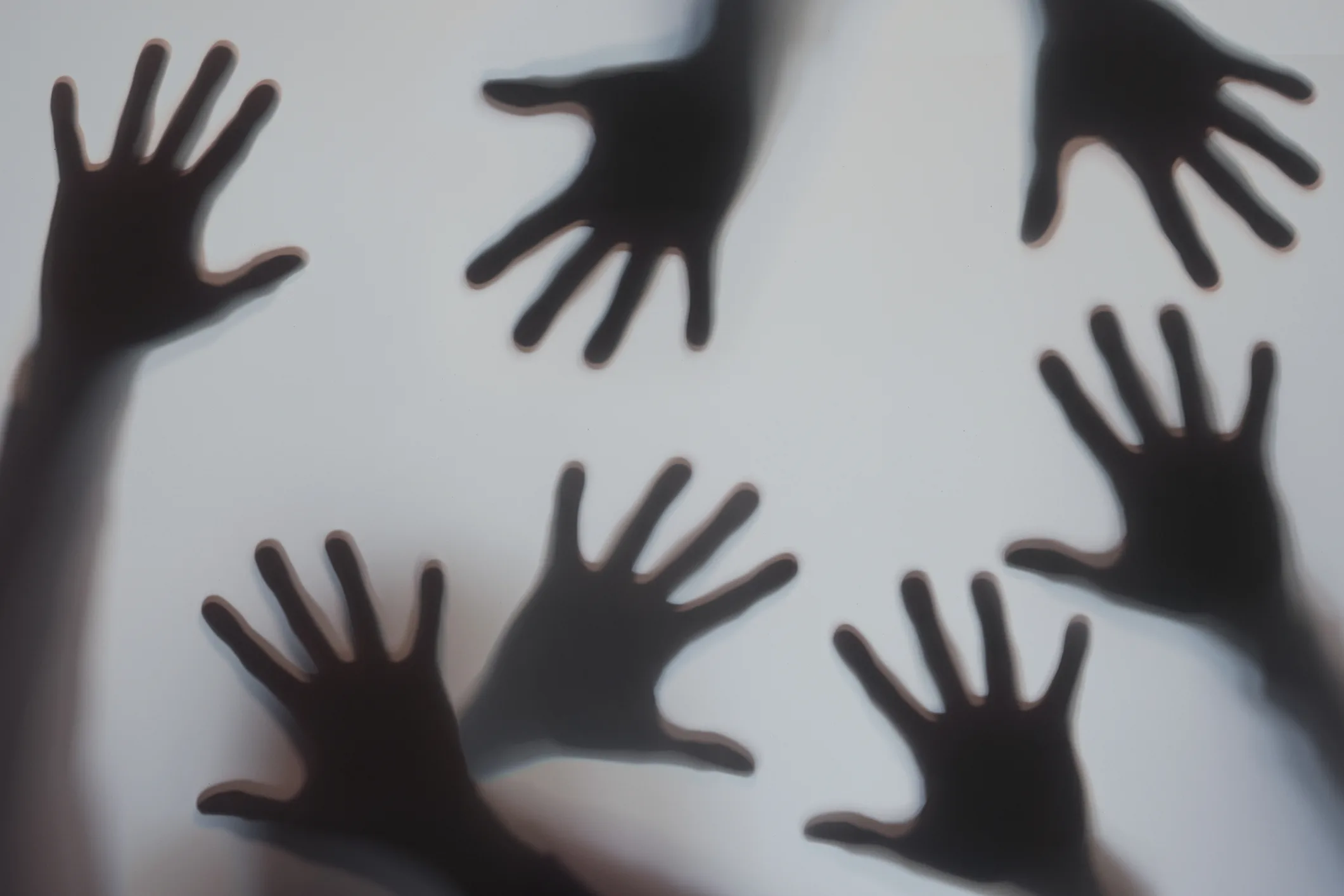 Shadowy hands