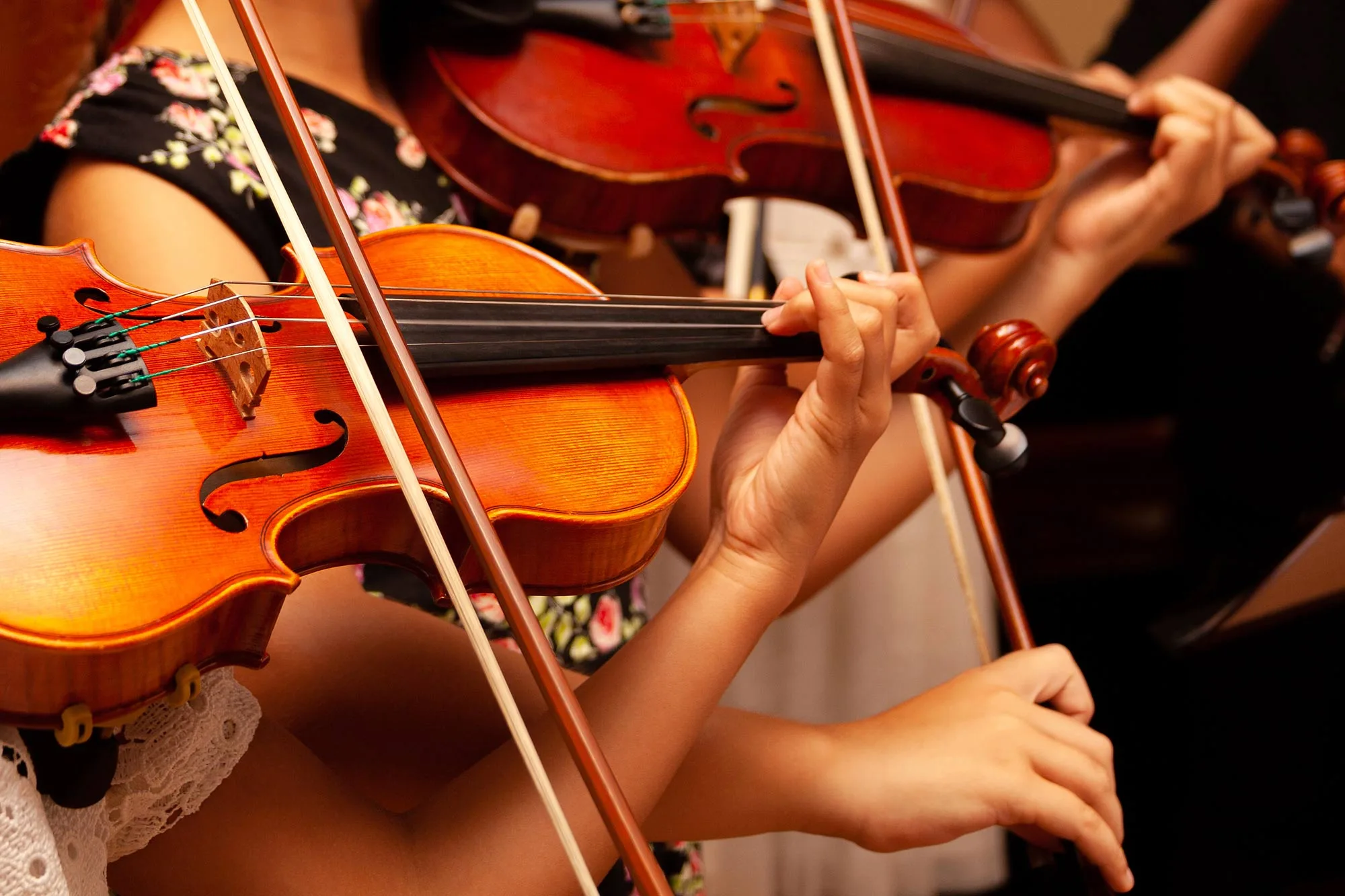 Student violinists