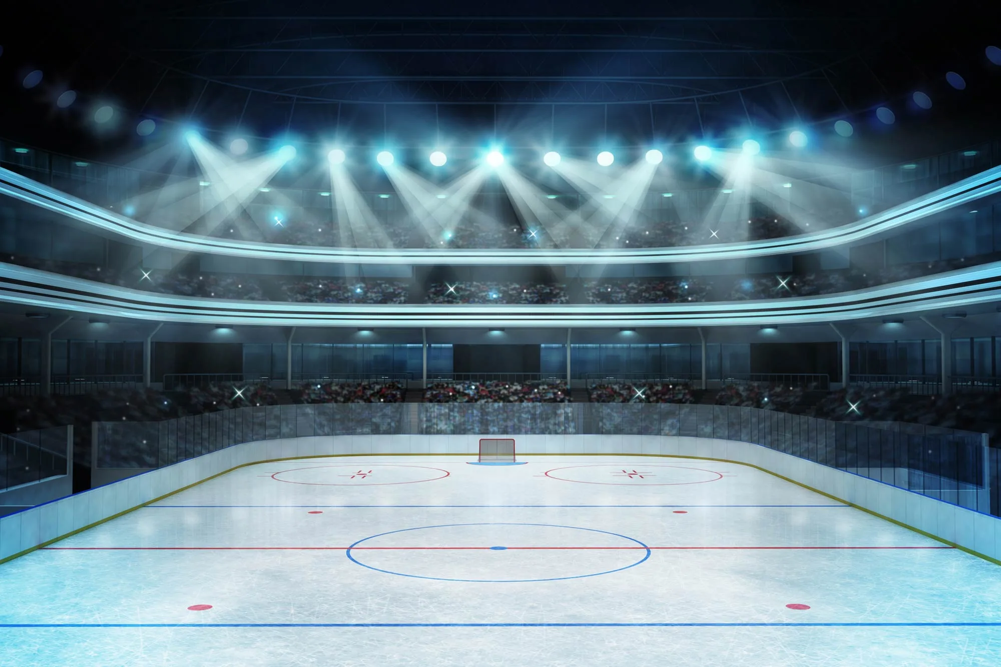Image of hockey ice