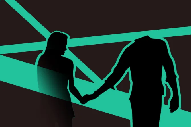 ‘Wife of Headless Man Investigates Her Own Disappearance’ graphic