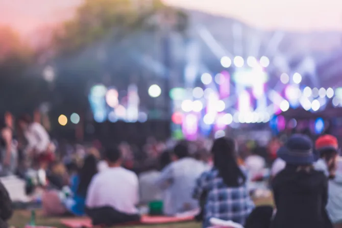 Outdoor concert