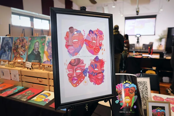 Juneteenth art show with NAAM