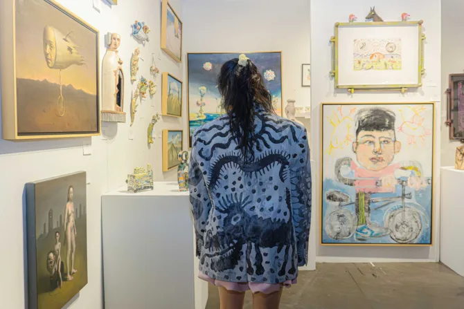 2025 Seattle Art Fair installation