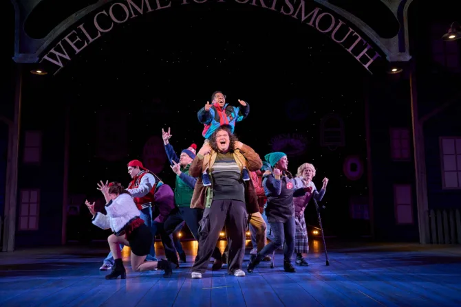 Cast of Freak The Mighty on stage at Seattle Rep