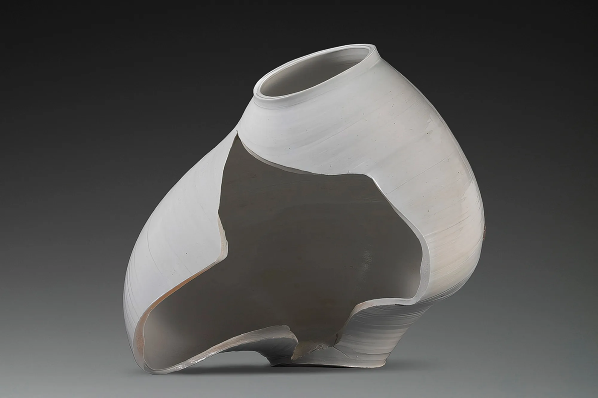 Large white porcelain vase