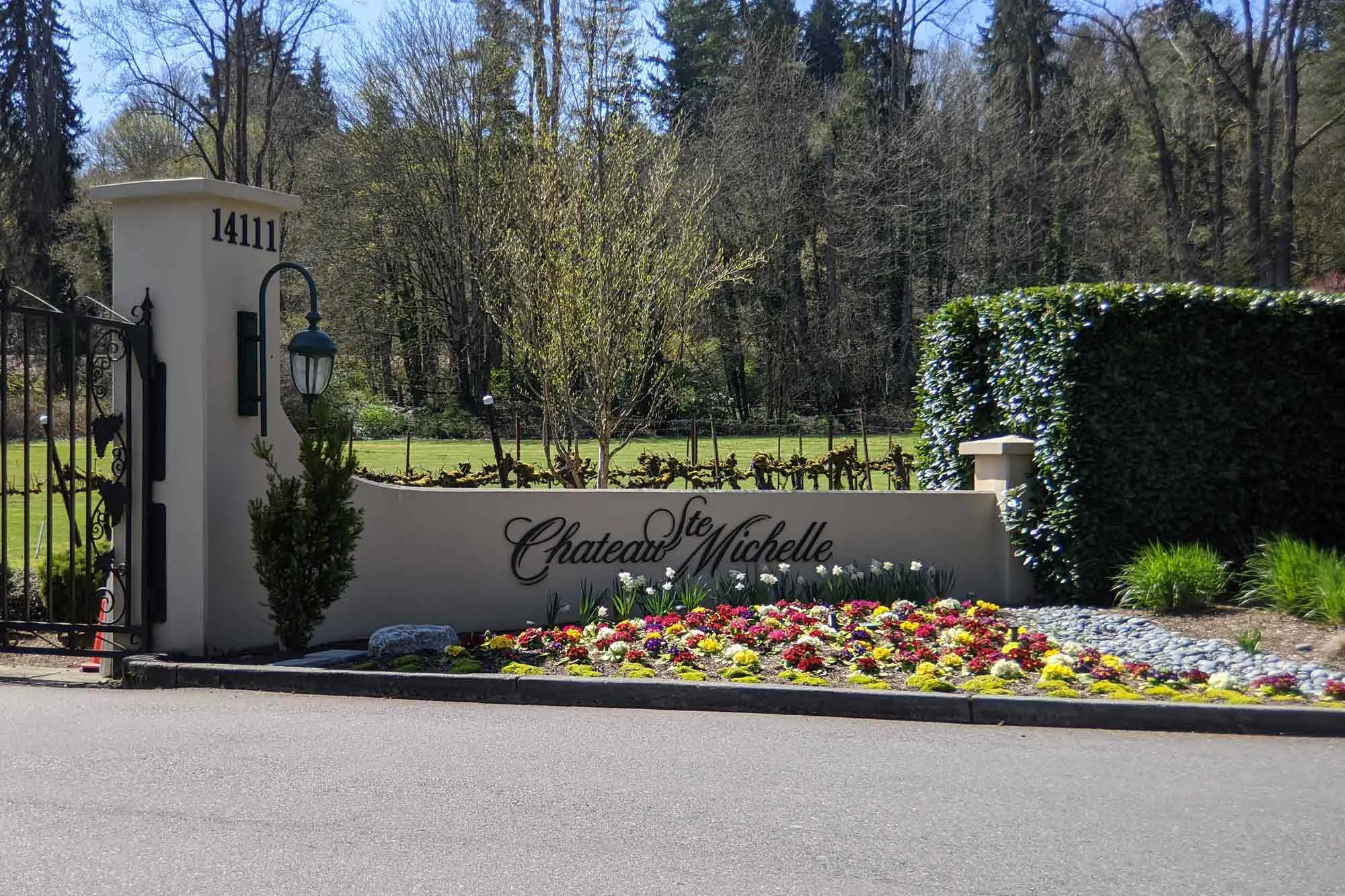 Chateau Ste. Michelle Winery entrance