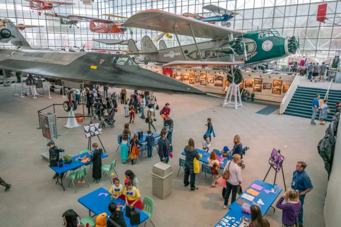 Halloween event at the Museum of Flight